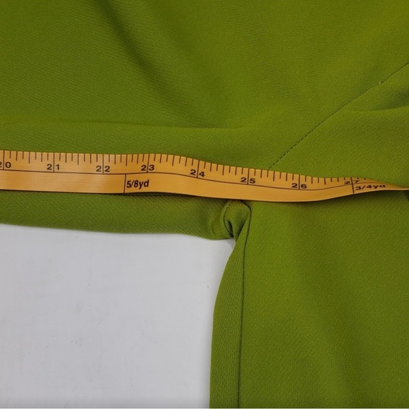 90s vibe chartreuse trouser delight - Picture 3 of 9